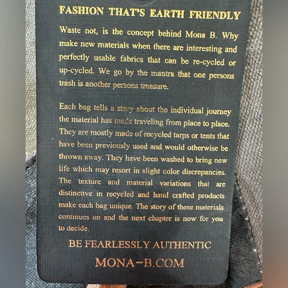 Mona-B NWT Denim Shoulder Bag Purse - Picture 14 of 16